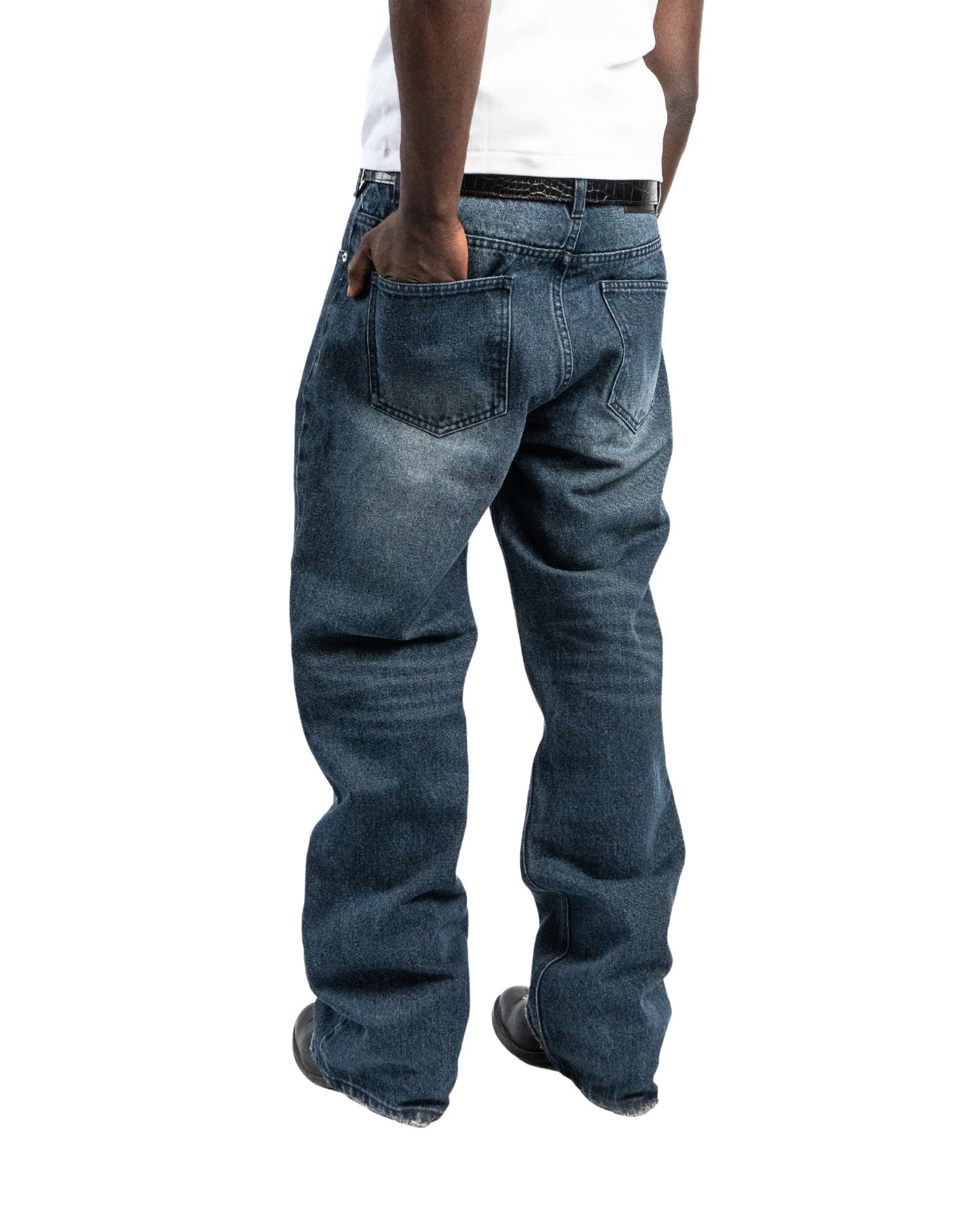 BOOTCUT JEANS - Marine