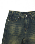 BAGGY WASHED JEANS - Acid blue