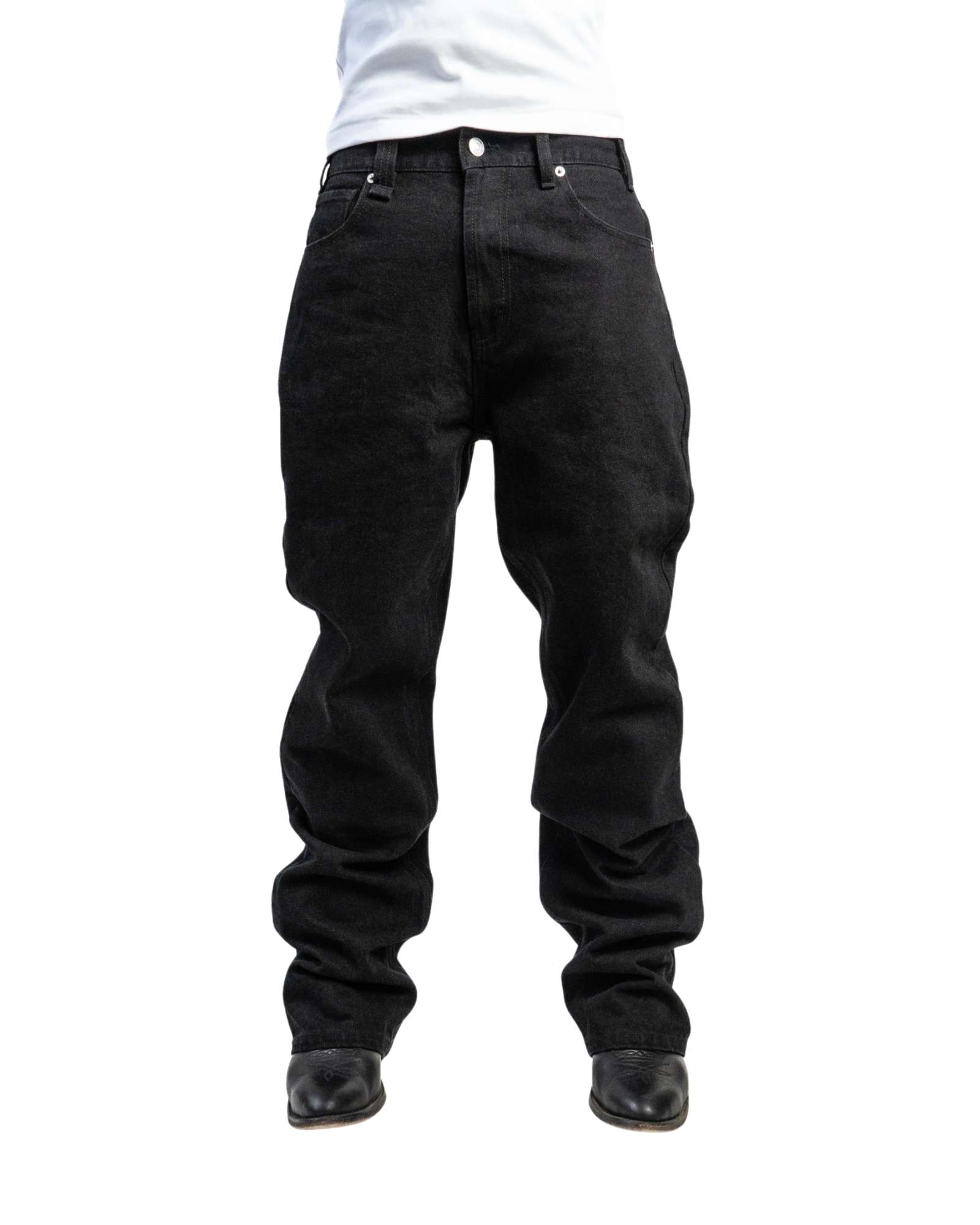 BOOTCUT JEANS - Black