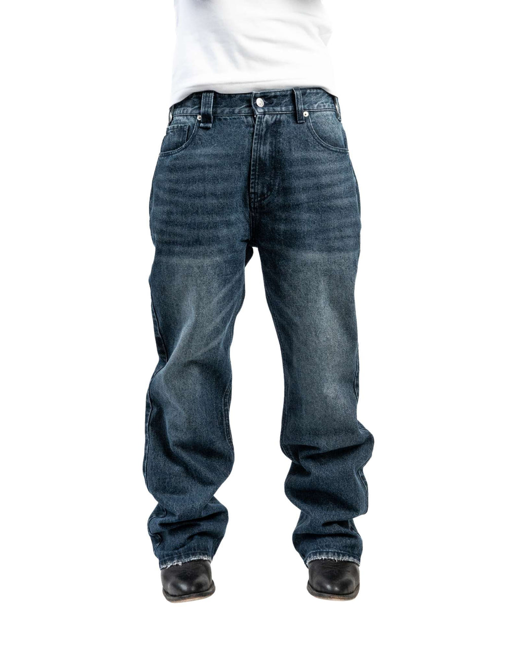 BOOTCUT JEANS - Marine