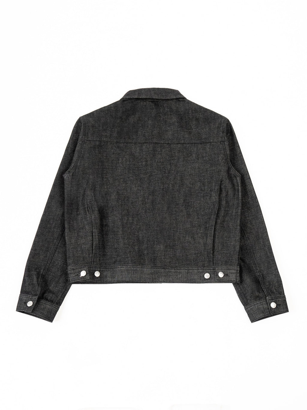 RAW DENIM JACKET - Black