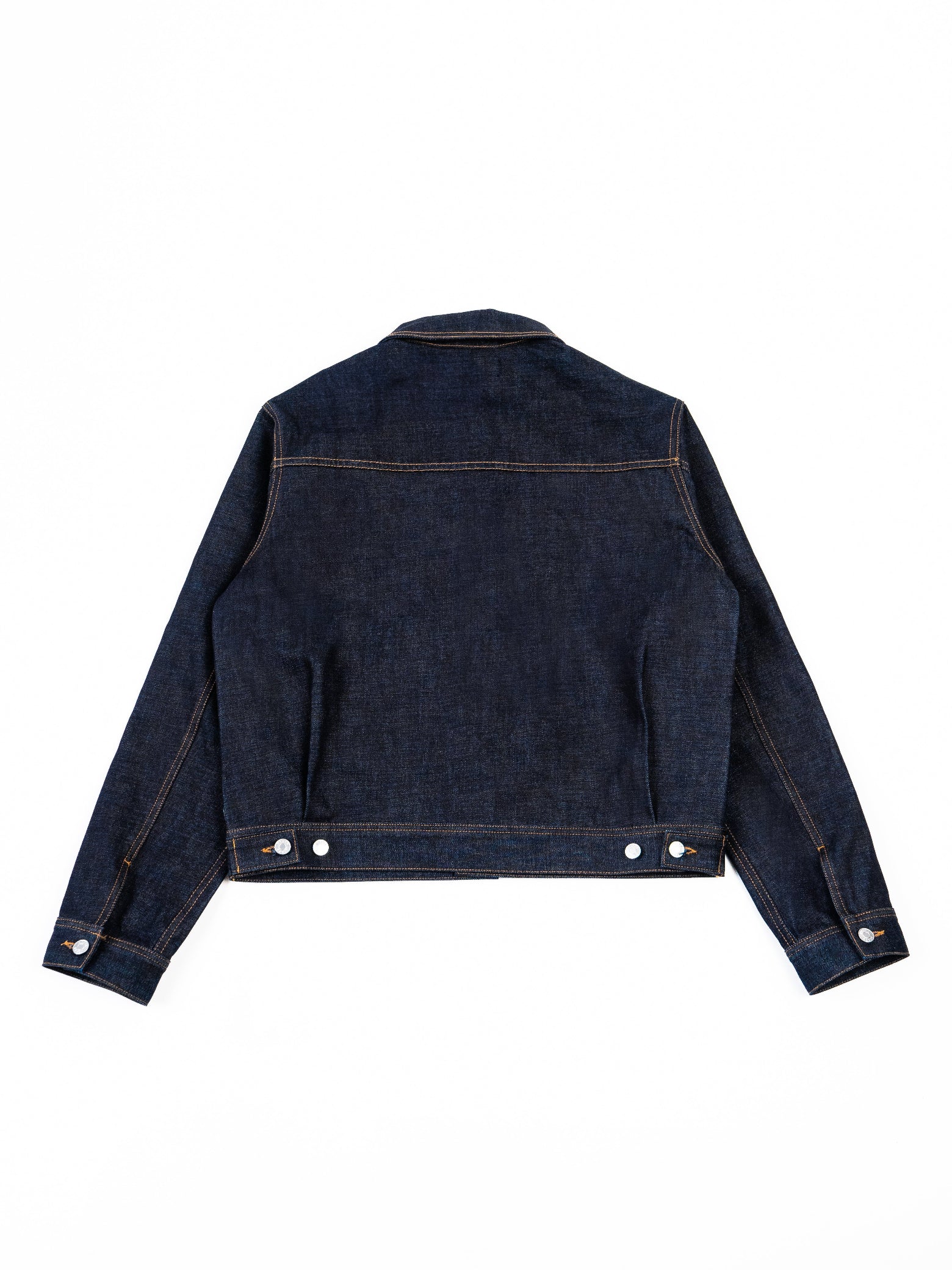 RAW DENIM JACKET - Marine