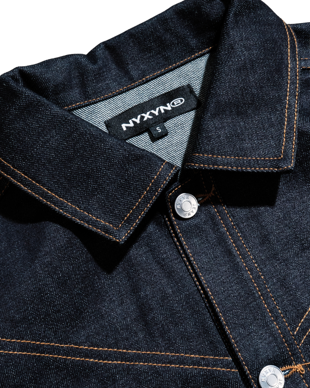 RAW DENIM JACKET - Marine